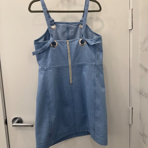 Rag & Bone Denim Dress with Adjustable Strap Length Size 10 - Picture 2 of 6